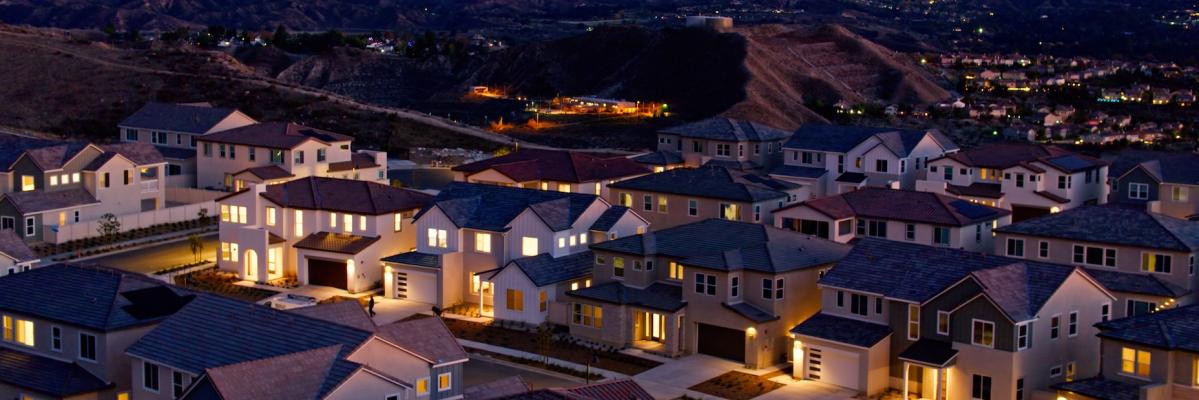 night time neighborhood